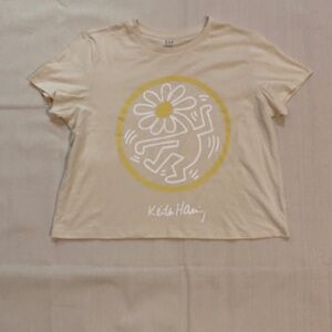 Gap Keith Haring Dancing Daisy T-Shirt Size L